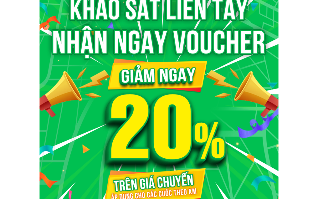 Khảo sát liền tay – Nhận ngay voucher