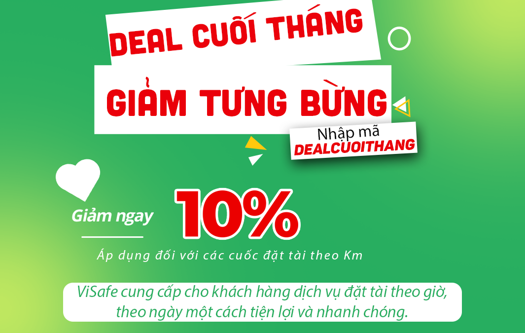 Deal cuối tháng – Giảm tưng bừng