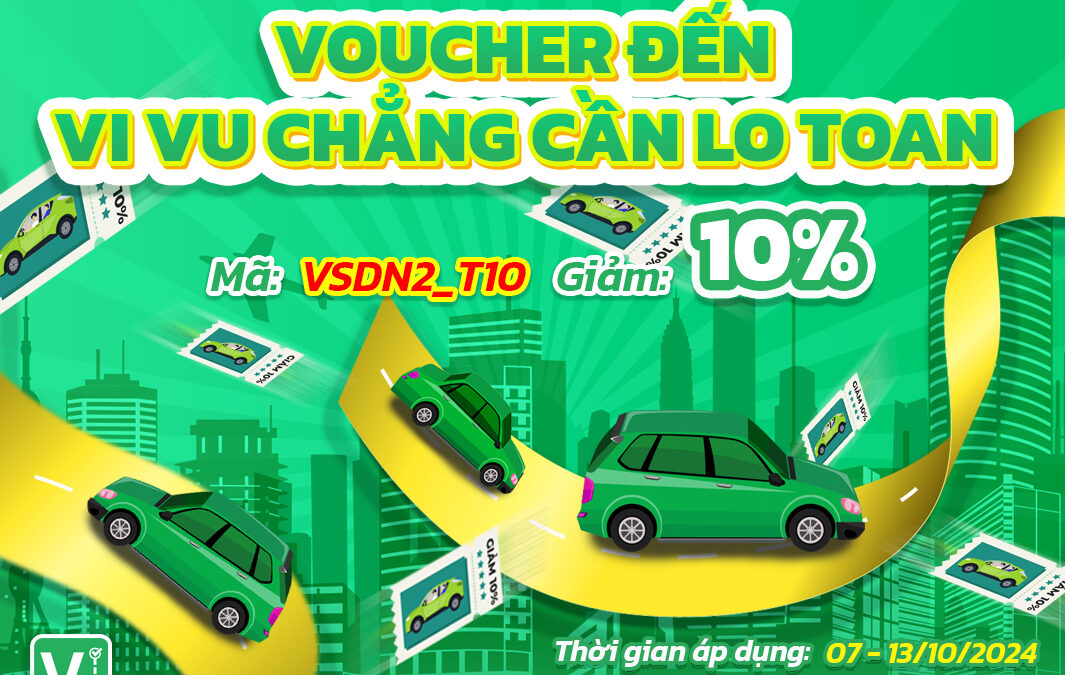 Voucher đến, vi vu chẳng cần lo toan