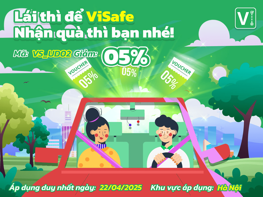 Lái thì để ViSafe - Nhận quà thì bạn nhé