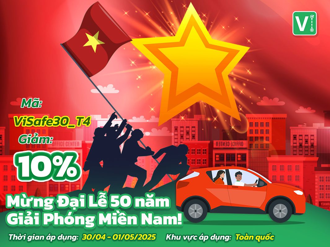 Mừng Đại Lễ 50 Năm Giải Phóng Miền Nam – ViSafe Ưu Đãi Lớn