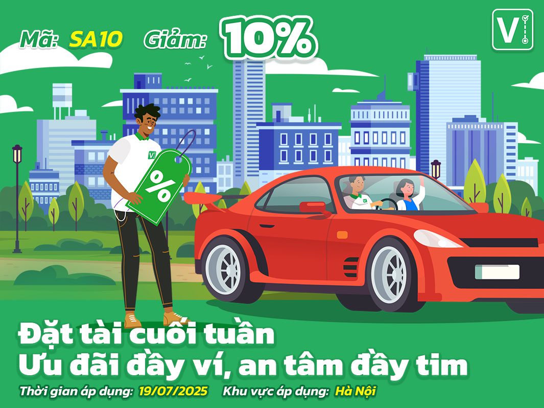ViSafe ưu đãi thứ 7 – Đặt tài cuối tuần, an tâm đầy tim!