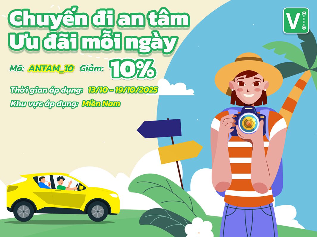 Chuyến đi an tâm - Ưu đãi mỗi ngày