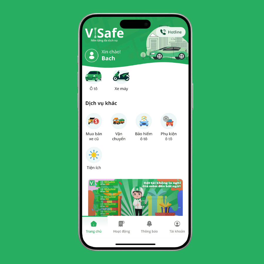 App lái hộ