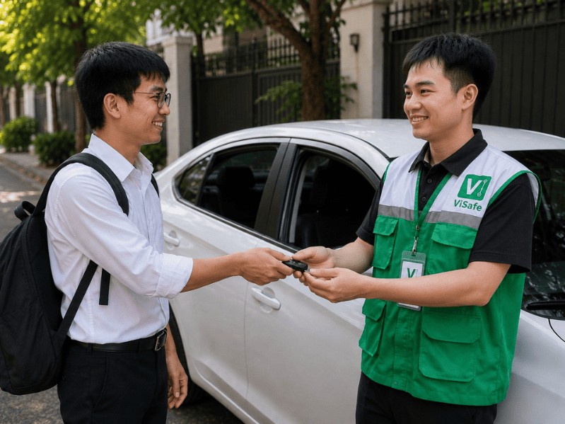 Dịch vụ đưa xe và người về nhà